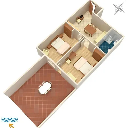 Апартаменты With A Parking Space Rabac, Labin - 9652 Рабац