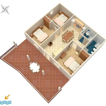 Апартаменты With A Parking Space Rabac, Labin - 9652